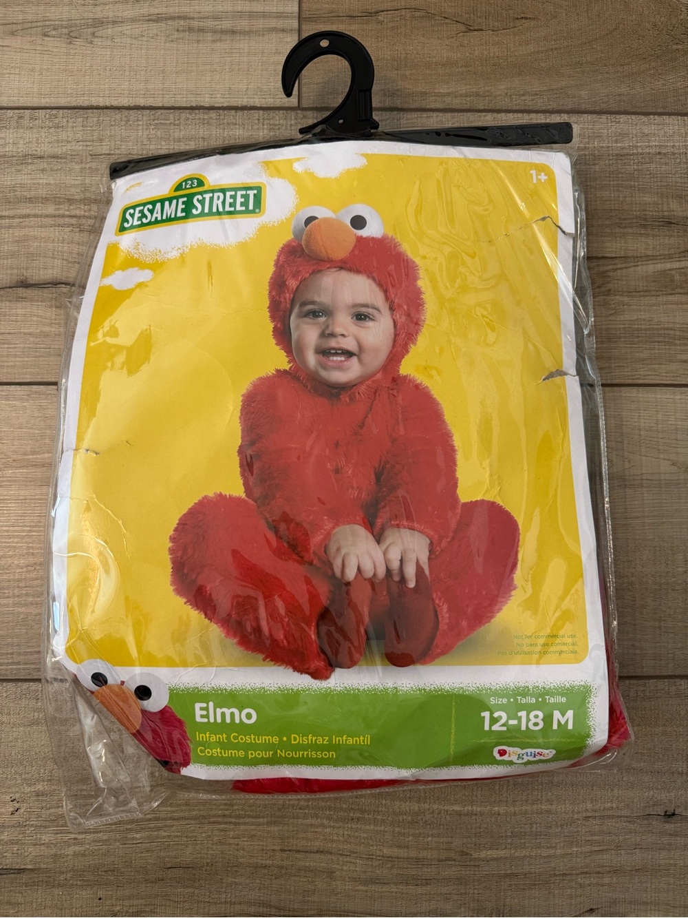 Disguise Sesame Street 12-18 M Infant Elmo Costume in Original Packaging